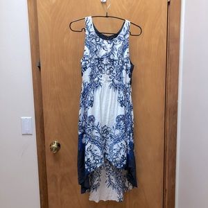 Free people hi-lo dress with lace back size S